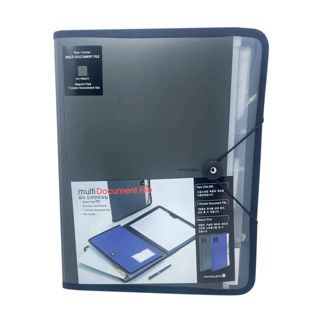 [51530-78917] Morning Glory 12000 Multi Document File (Grey)