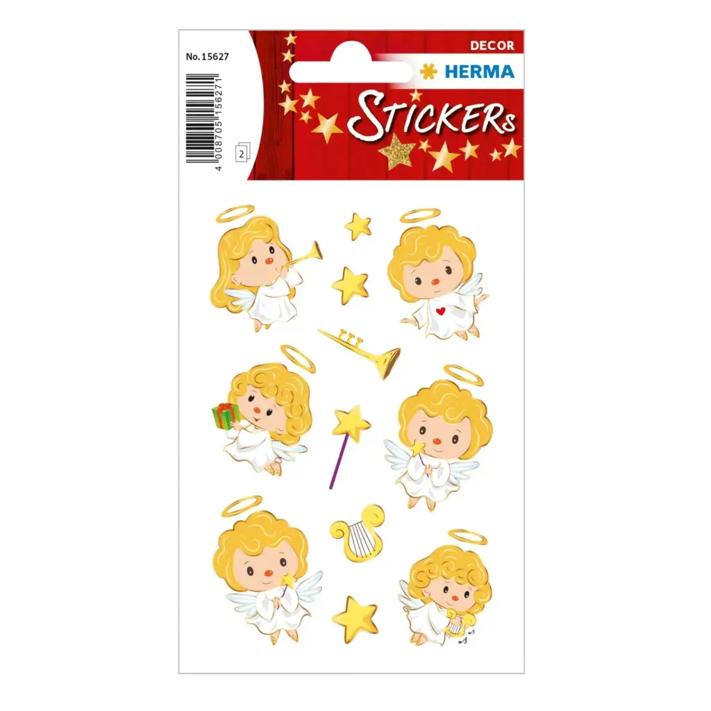 [15627] Herma Sticker Glittering Christmas Time 15627