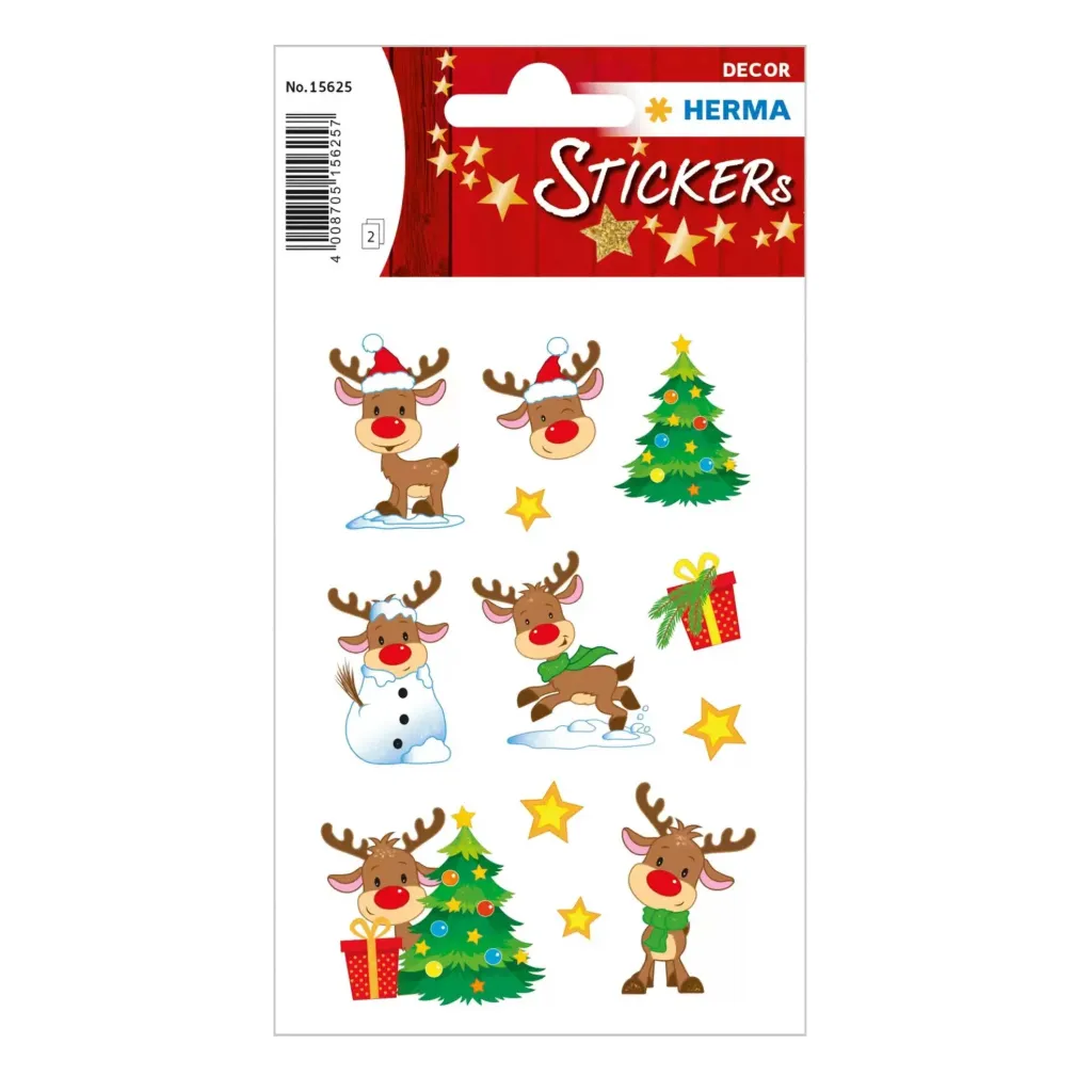 [15625] Herma Sticker Glittering Christmas Time 15625