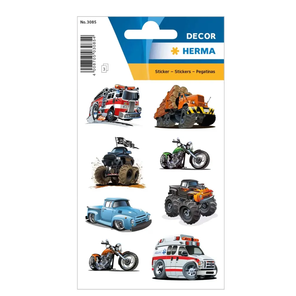 [3085] Herma Sticker decor American cars