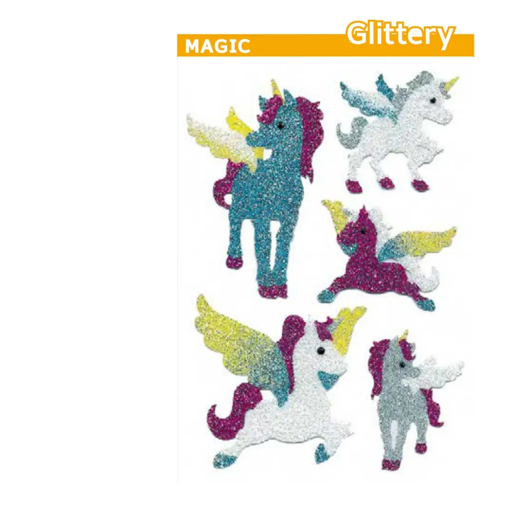 [6667] Herma Sticker Magic Unicorn Diamond Glittery