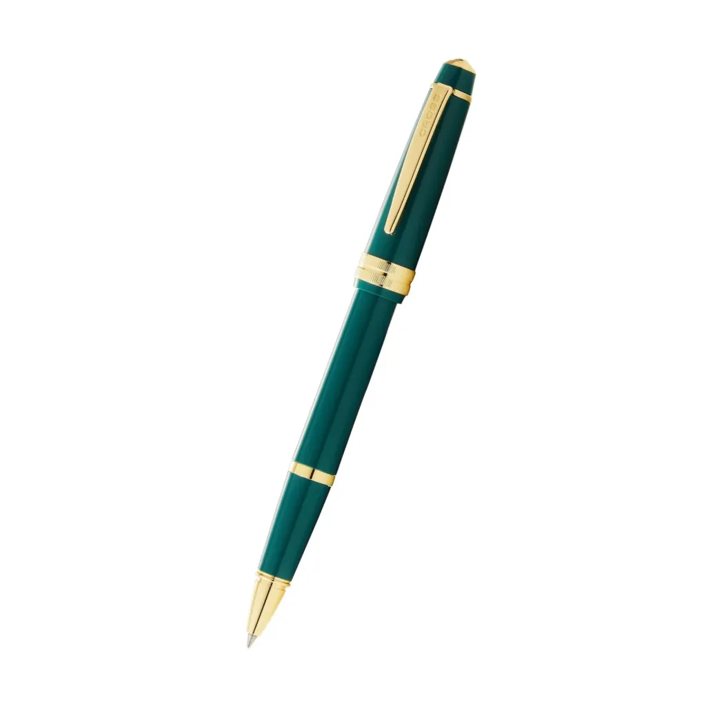 [AT0742-12] Cross Bailey Light Polished Green Resin and Gold Tone Ballpoint Pen