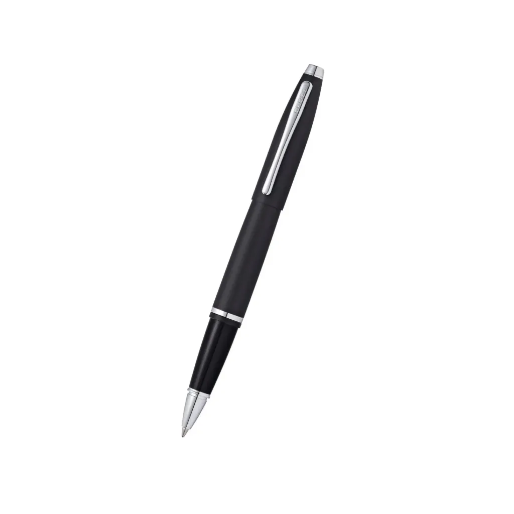[AT0115-14] Cross Calais Matte Blackwith Polished Chrome Appointments Selectip Rollerball Pen