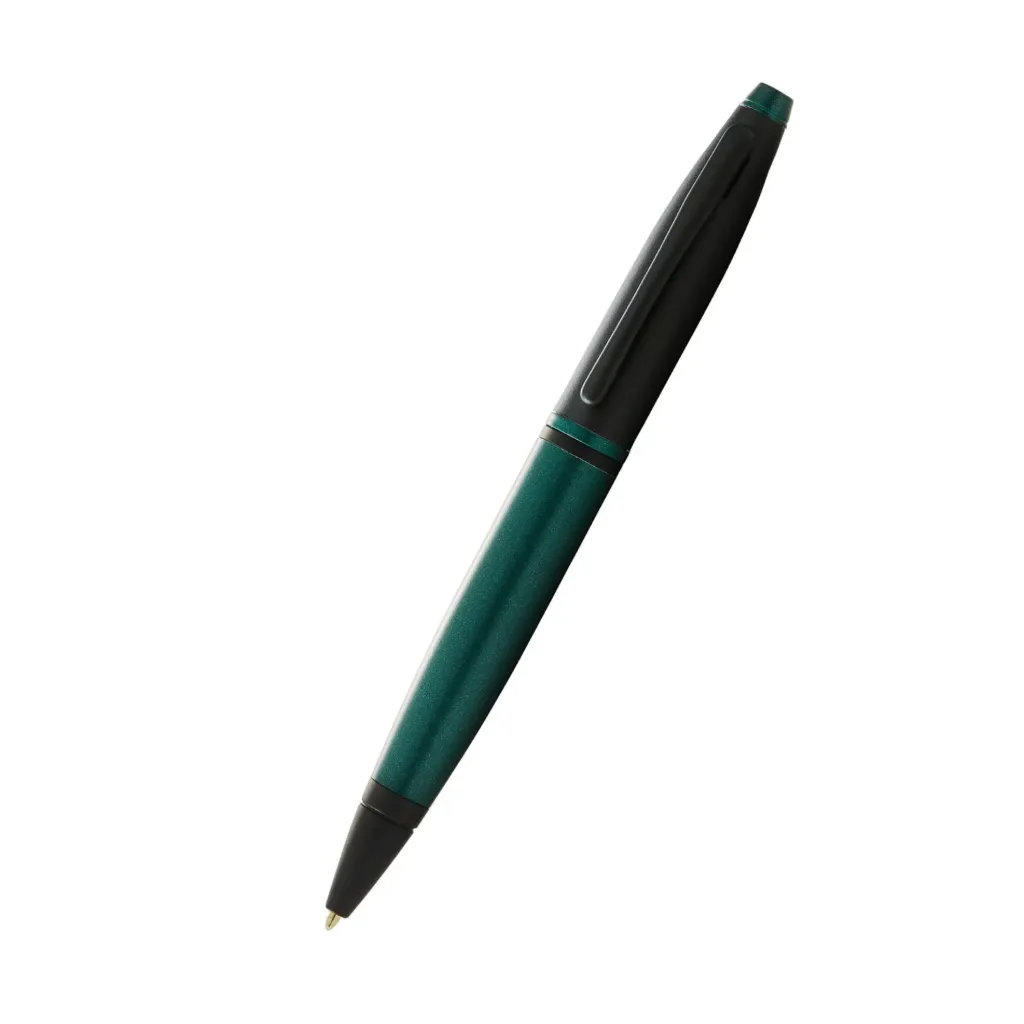[AT0112-25] Cross Calais Matte Green and BlackLacquer with BlackLacquer Appointments Ballpoint Pen
