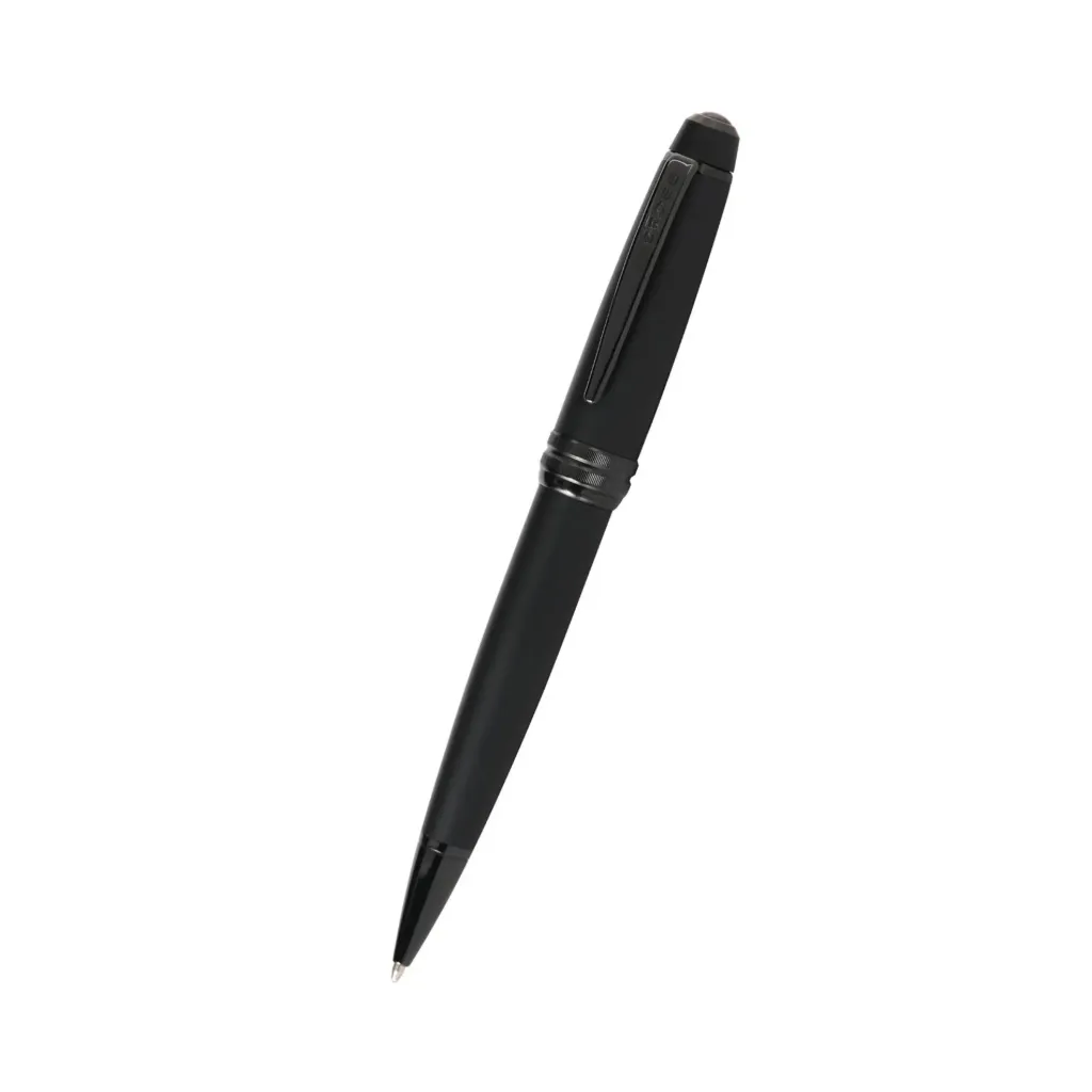 [AT0452-19] Cross Bailey Matte BlackLacquer with Polished BlackPVD appointments Ballpoint Pen