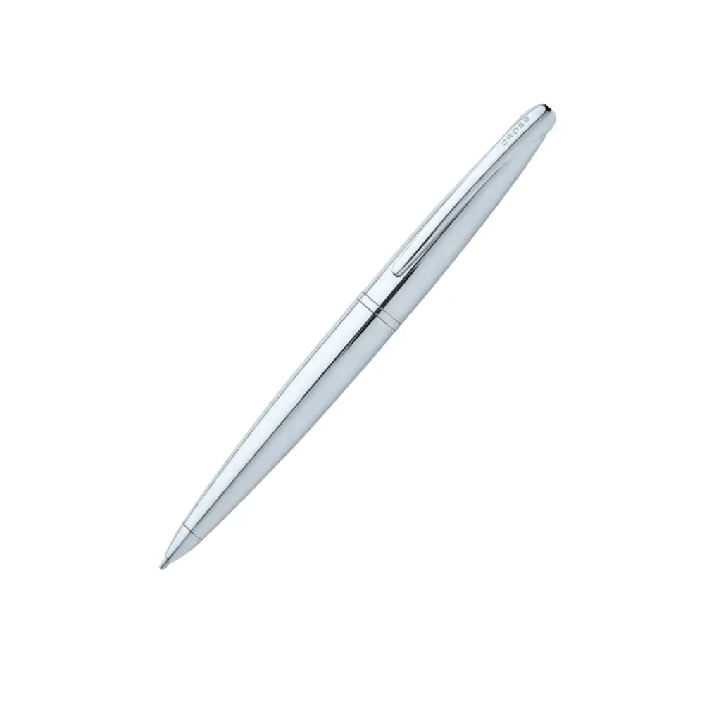 [882-2] Cross ATX Pure Chrome with Polished Chrome Appointments Ballpoint Pen